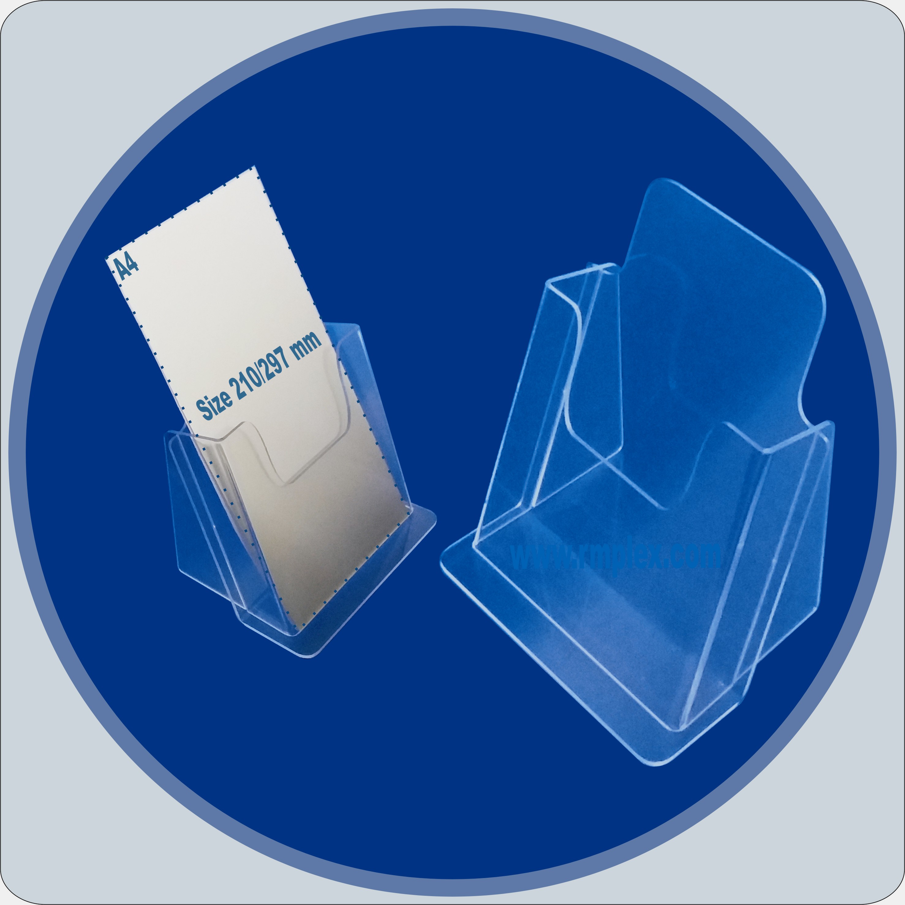 006.012acrylic brochure holder